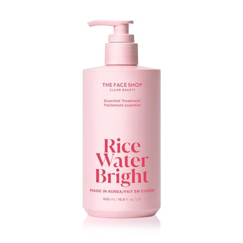 THE FACE SHOP Rice Water Bright Essential Treatment, Rice Protein Conditioner with Shea Butter for Dryness, Anti-Hair Loss, Korean Treatment for Breakage & Split Ends, Breakage Control, Sulfate Free | Amazon (US)