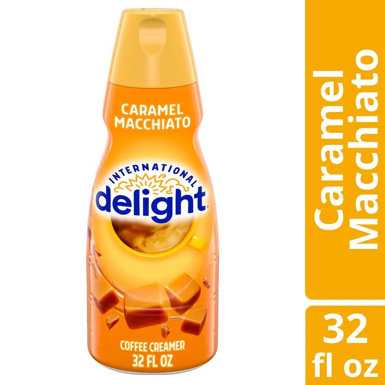 International Delight Caramel Macchiato Coffee Creamer, 32 fl oz Bottle - Walmart.com | Walmart (US)