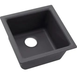 Quartz Luxe 15-3/4" Undermount Single Basin Quartz Composite Kitchen Sink | Build.com, Inc.