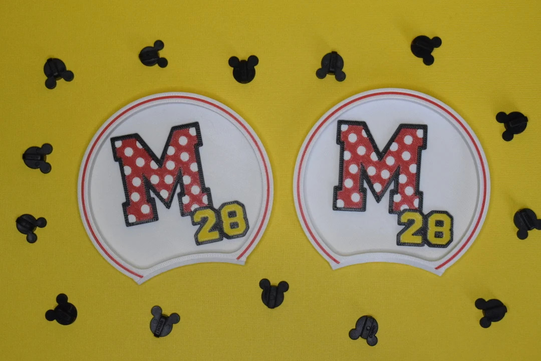 Polka Dot Queen 3D Printed Interchangeable Ears ears Only - Etsy | Etsy (US)