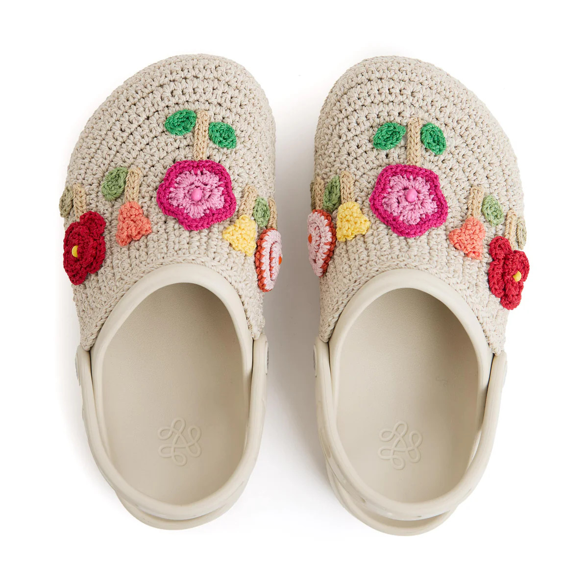 Bolo EVA Clog in Flower Ecru Crochet | The Sak