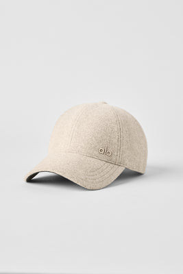 Alo YogaÂ® | Prestige Off-Duty Cap in Cream Heather Beige | Alo Yoga