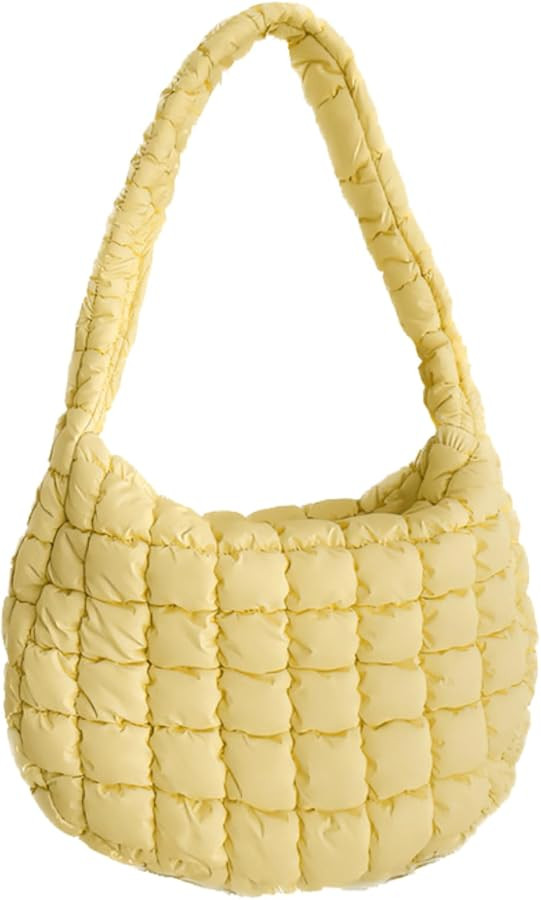 Kamsyluci Quilted Tote Bag, Puffer Bag For Women Lightweight Padding Shoulder Bag Puffy Purse Hob... | Amazon (US)
