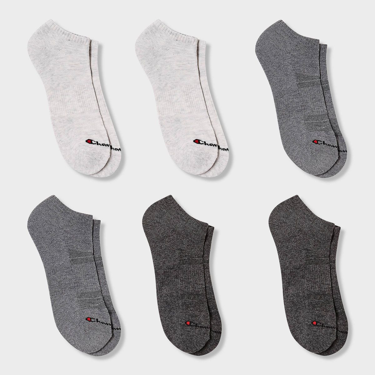 Champion Iconic Essentials Men's 6pk Cushion Low Cut Socks - 6-12 | Target
