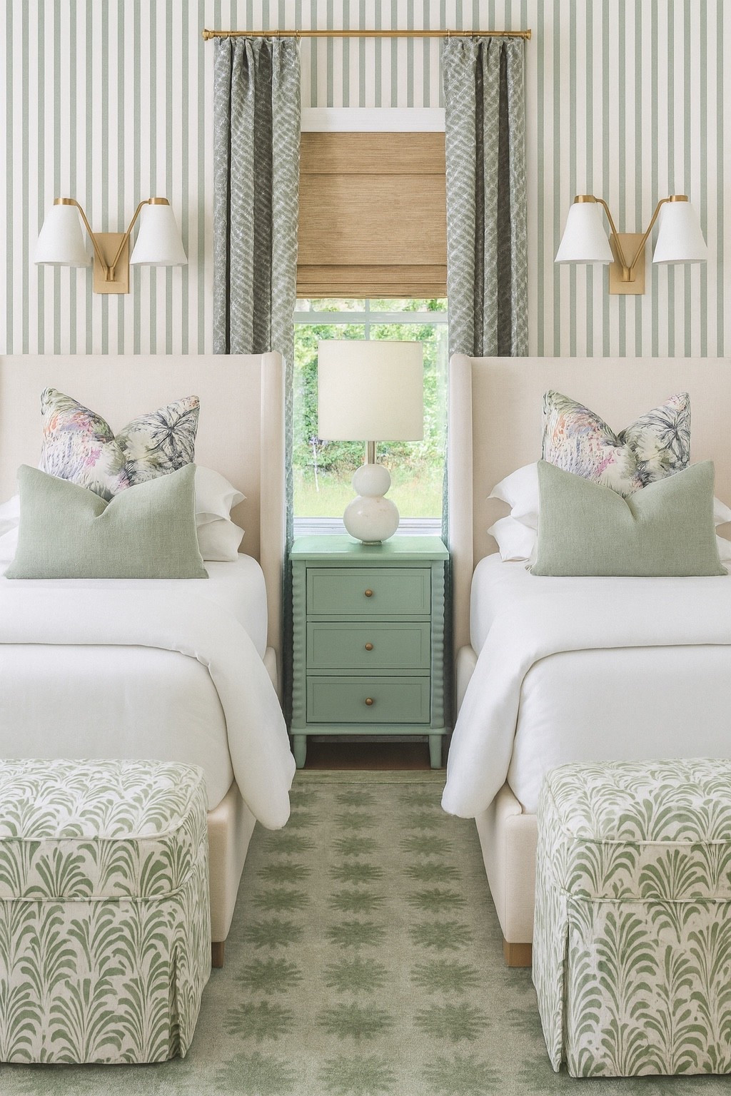 Guest suite for two 

#bedroom #bedding #ltkhome 

#LTKTravel #LTKHome #LTKSaleAlert