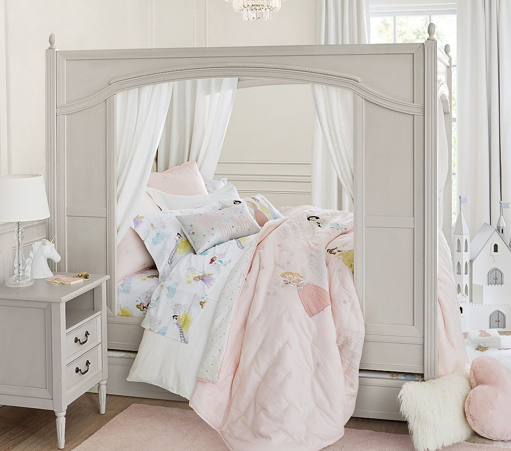 Disney Princess Castles Organic Sheet Set & Pillowcases | Pottery Barn Kids