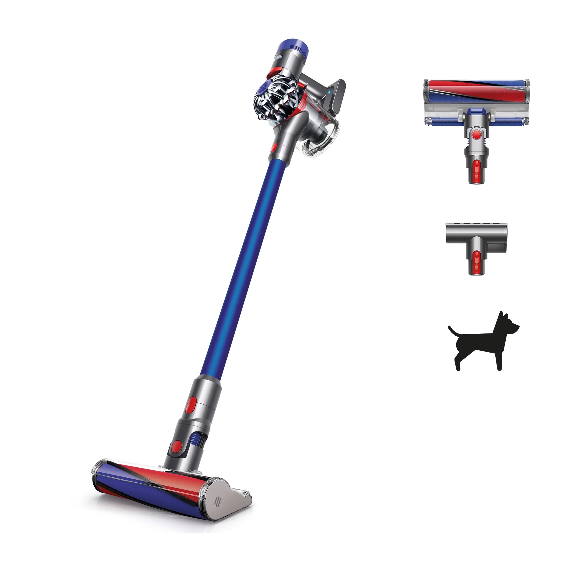 Dyson V7 Fluffy Hard-Floor Cordless Vacuum Cleaner | Blue | New | Walmart (US)