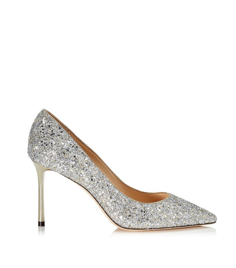 Jimmy Choo Romy 85 Glitter Pumps | Harrods
