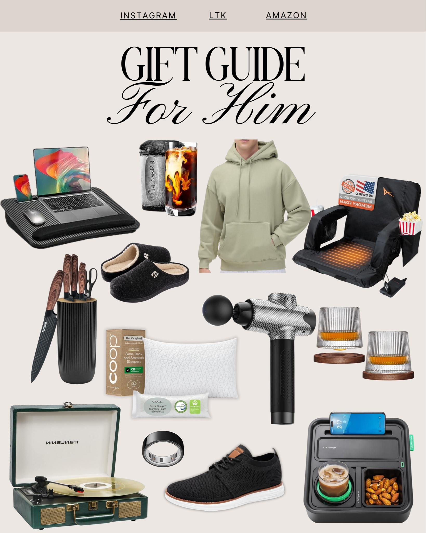 Gift Guide For Him

#LTKHoliday #LTKMens #LTKGiftGuide