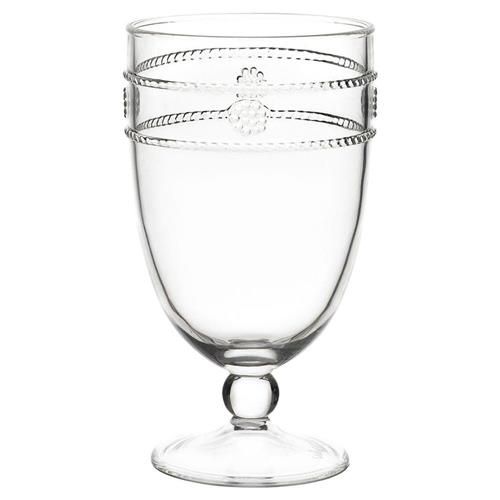 Juliska Isabella Modern Classic Clear Acrylic Goblet | Kathy Kuo Home