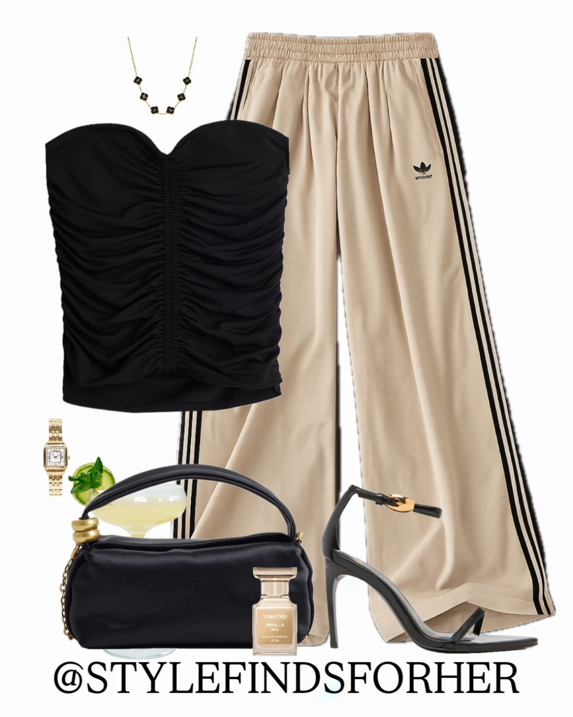 Adidas but we’re taking it on a night out 🥂

So many of you loved these @adidas pleated track pants so they deserved a place on the grid  

Comment SHOP for outfit links sent to your DM’s ✨ 

#LTKsummer #LTKpartywear #LTKluxury