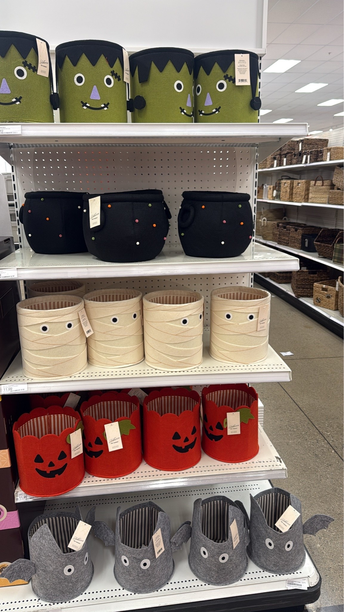 Cutest boo baskets at @Target 
Grabbed a couple for the boys they are the perfect size 
Halloween baskets

#LTKKids #LTKHome #LTKSeasonal