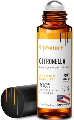 UpNature Citronella Oil Roll On – Camping Essentials - 100% Natural Citronella Essential Oil fo... | Amazon (US)