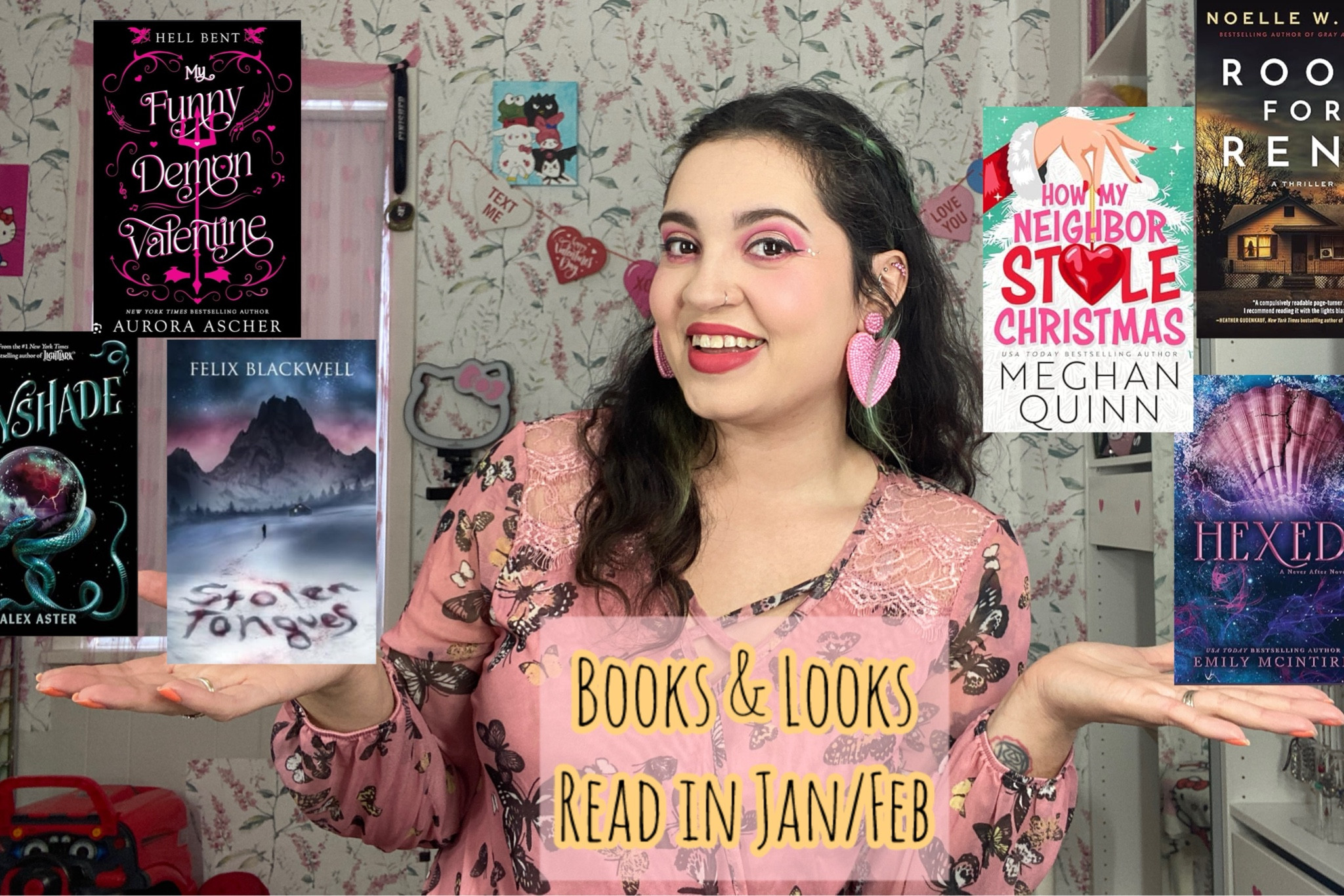 Created a YouTube video of my latest reads! Had some good ones (demon valentine, hexed) and not so good reads (stolen tongues, room for rent)!! 🩷 

#LTKWatchNow