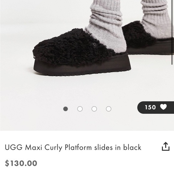 Ugg Maxi Curly Platform slides | Poshmark