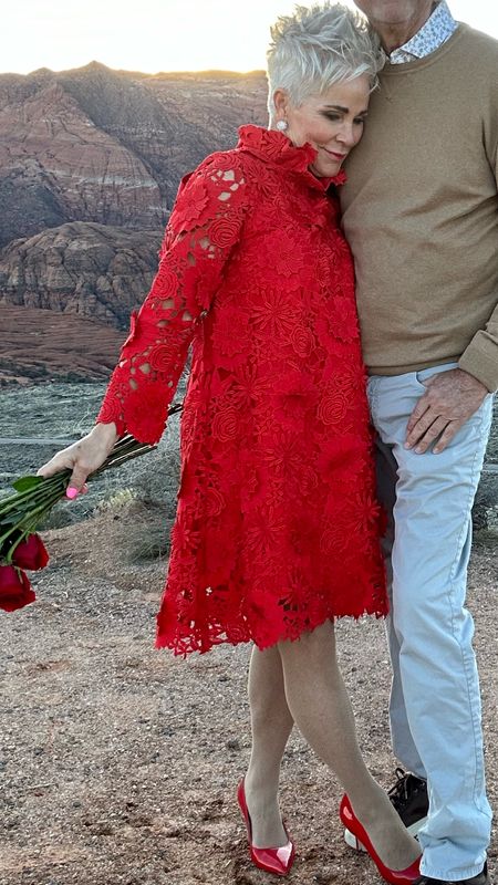 RED LACE DRESS is not just for Valentines, but for a lady who loves to make a statement! Wear for a wedding, party, Mother’s Day, Christmas…. it’s definitely a CLASSIC! ❤️

#LTKwedding #LTKstyletip #LTKover40