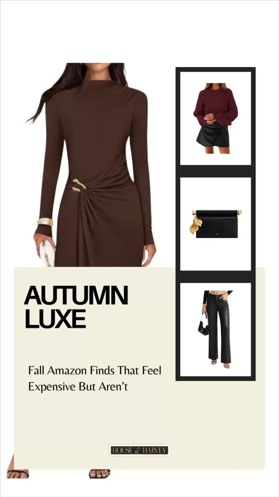 Autumn luxe—fall Amazon finds that feel expensive but aren’t! This week it’s all about autumn luxe finds that are perfect for fall and all of these pics are it! They are all under $100 and on Amazon! I found dresses, tops, jackets, and other accessories that all embody this style vibe. All linked ⬆️

#ltkcreator #ltkfinds #ltkwatchnow #amazon #amazonfinds #fall #autumn #autumnluxe #falloutfits #fallfashion 

#LTKFindsUnder100 #LTKStyleTip #LTKootd