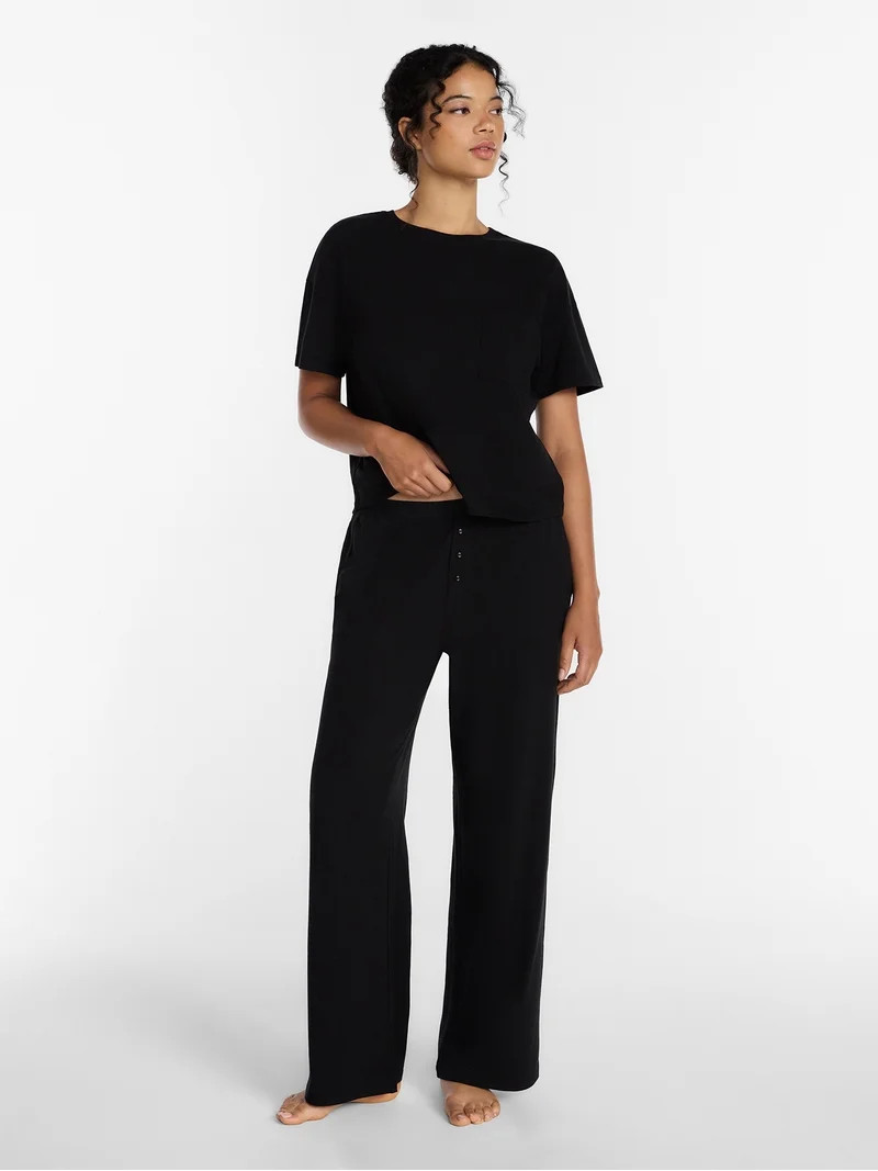 Joyspun Women\u2019s Cotton-Modal Sleep Lounge Pants, Sizes S-3X | Walmart (US)