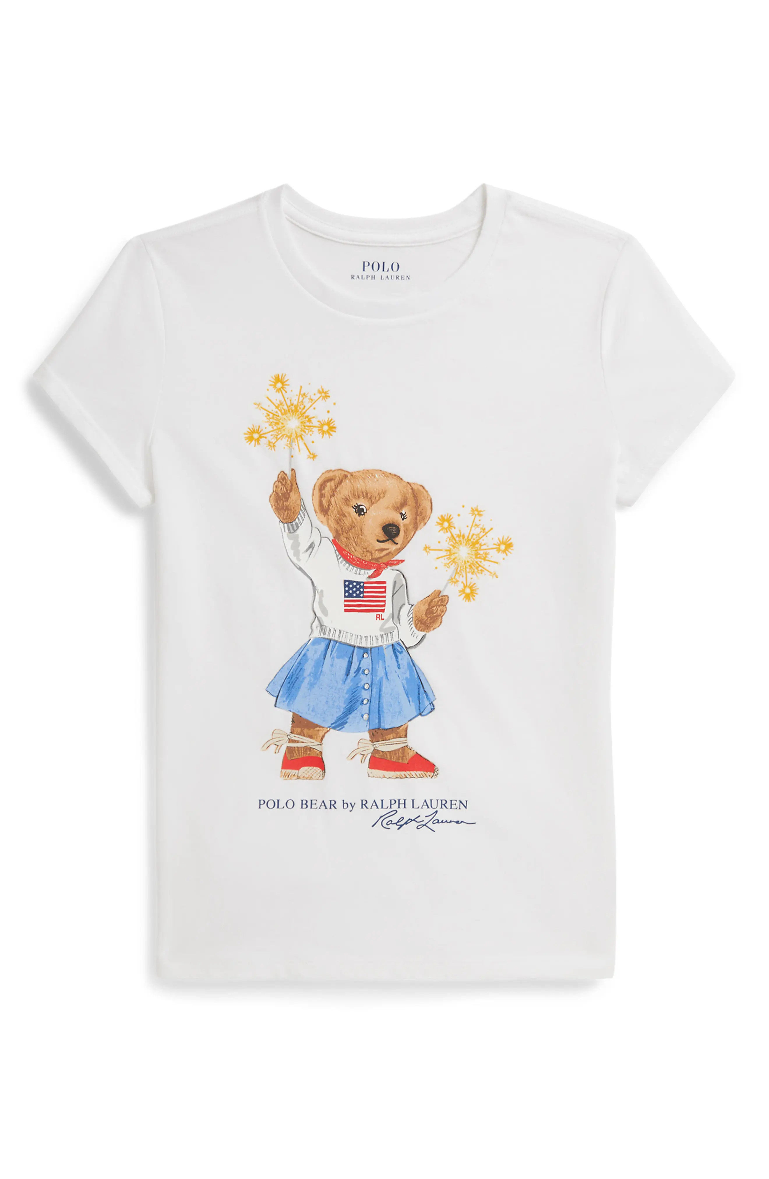 Kids' Polo Bear Cotton Jersey Tee (Women) | Nordstrom | Nordstrom