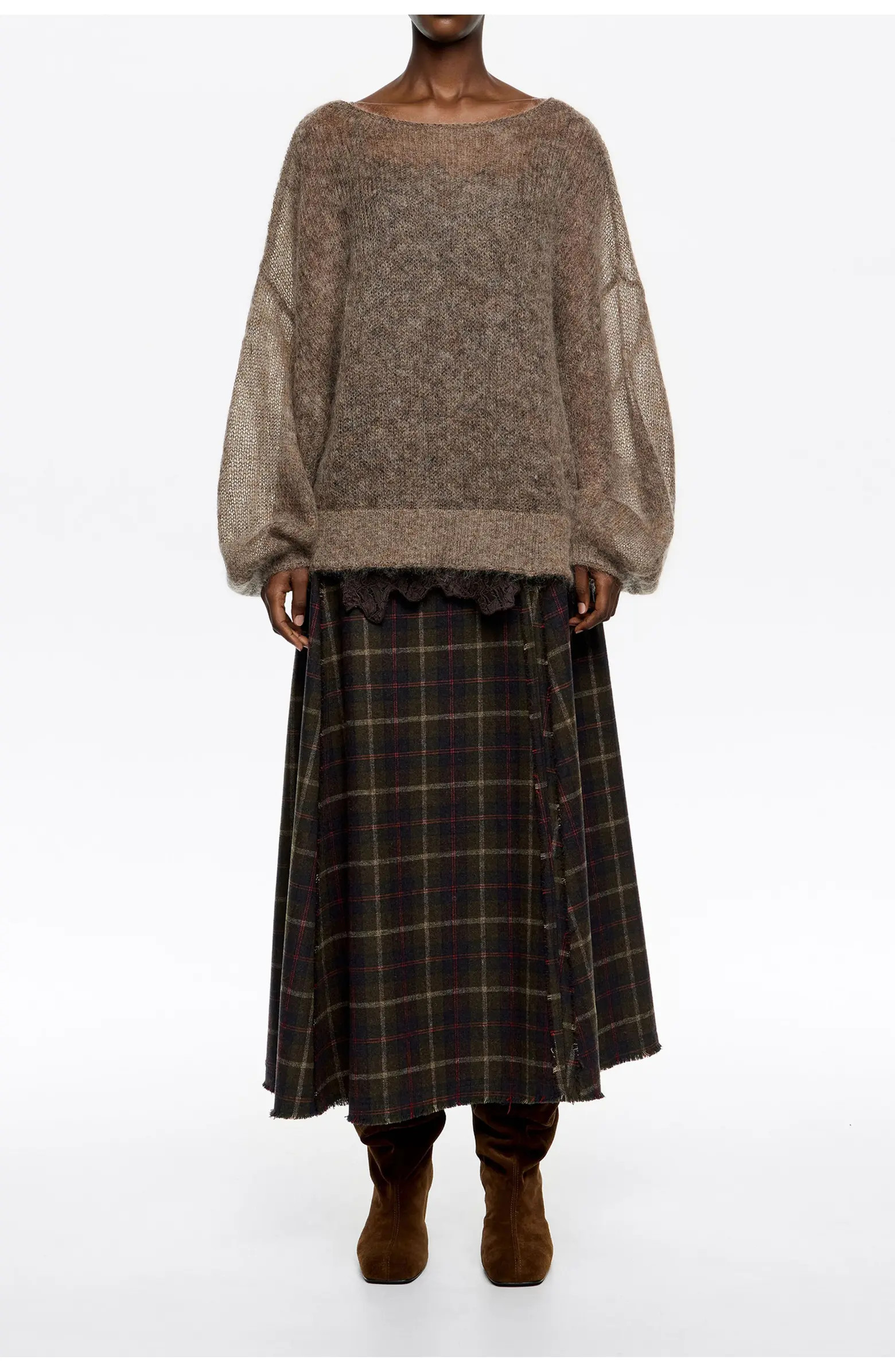 Checked Wool Skirt | Nordstrom