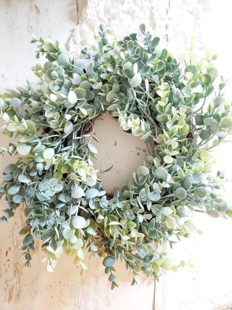 Eucalyptus Wreath Modern Farmhouse Door Hanging Large Front | Etsy | Etsy (US)