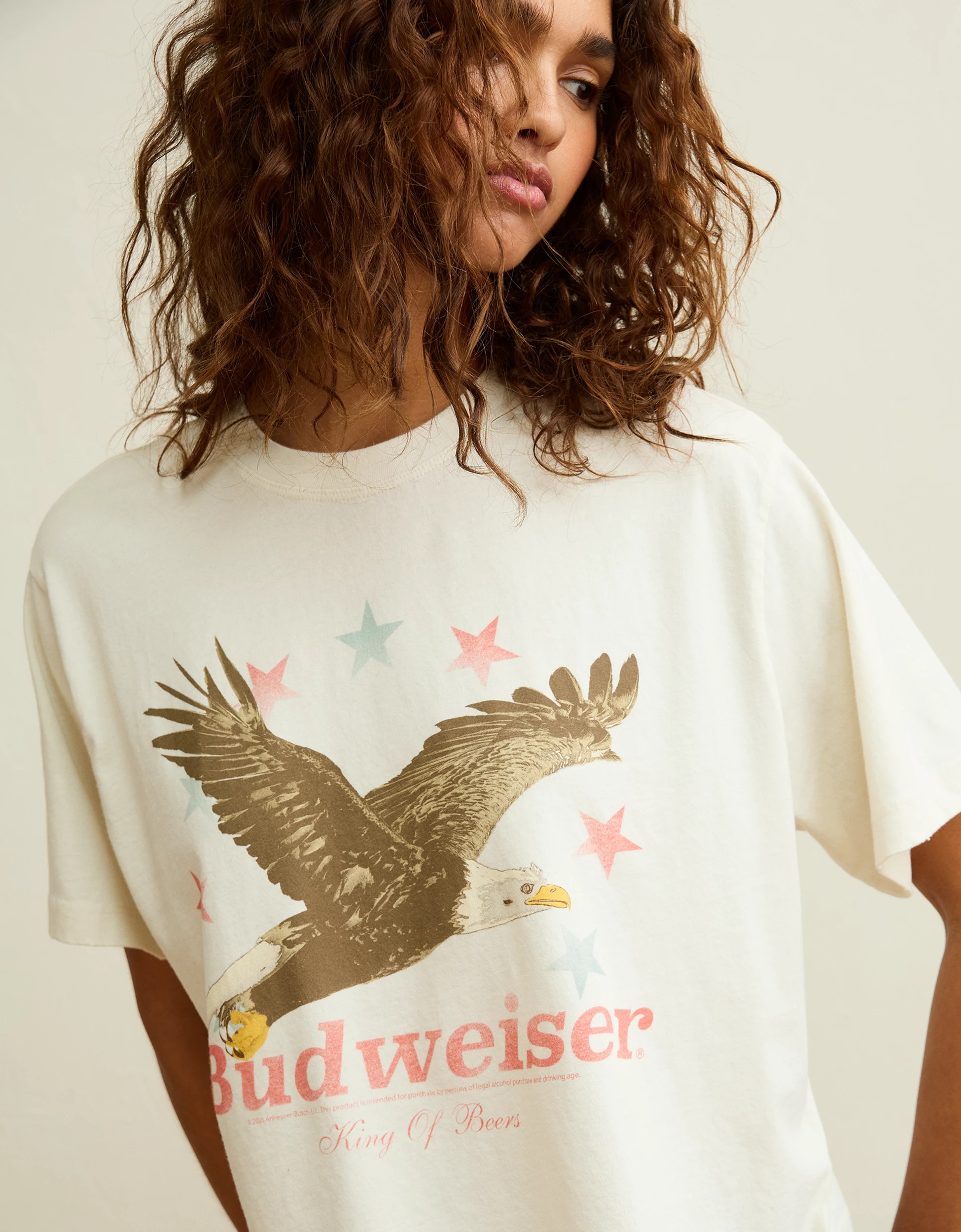 AE Boxy Budweiser Graphic T-Shirt | American Eagle Outfitters (US & CA)