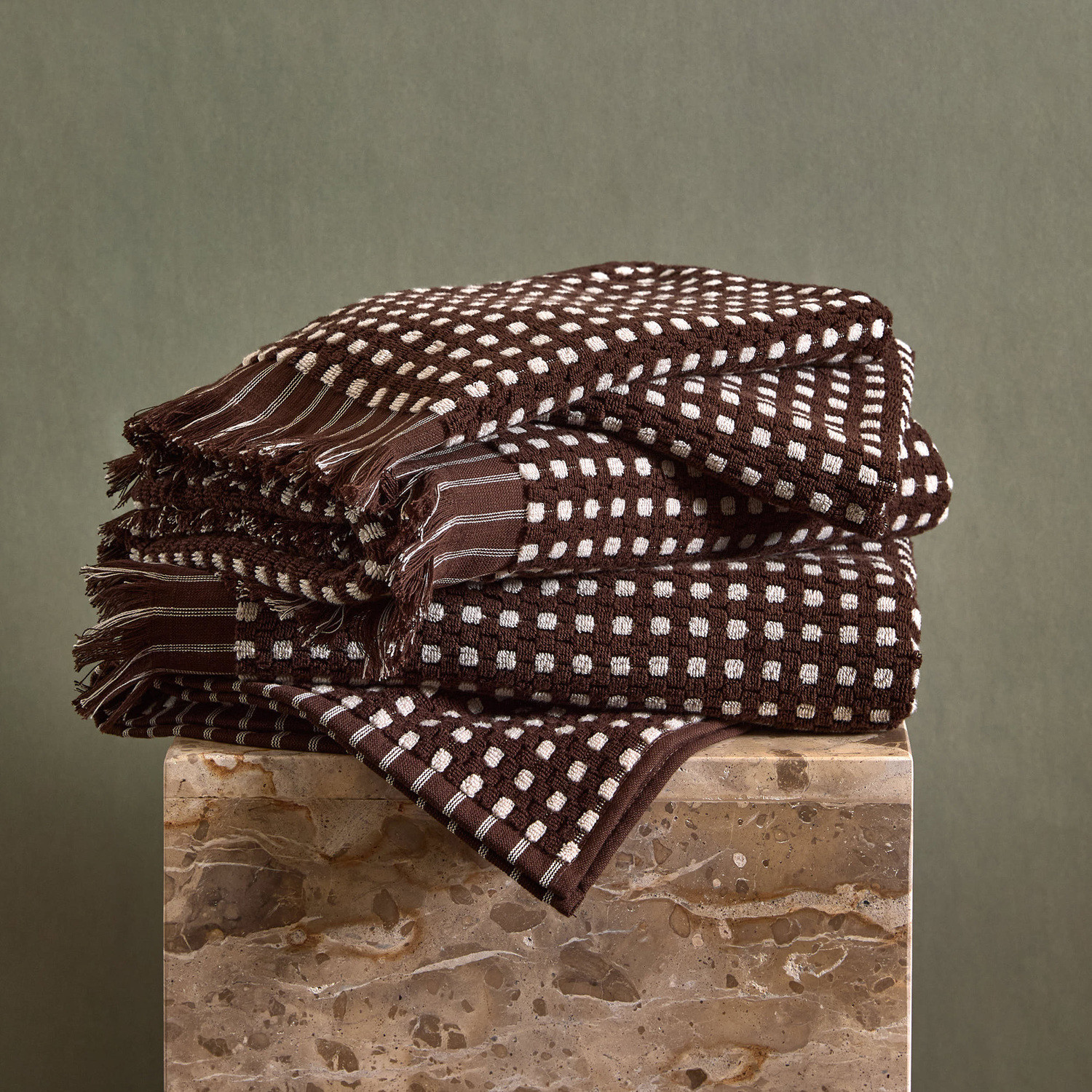 5 Piece Kai Cotton Bath Towel Set | Temple & Webster AU
