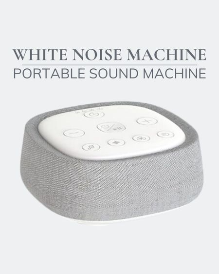 A great portable white noise machine option! 💤

#LTKfindsunder50 #LTKbaby #LTKbump