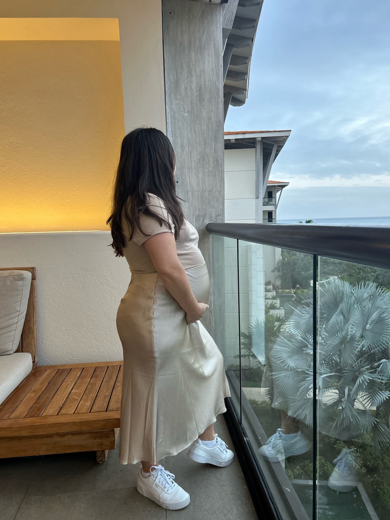 Silk skirt in size large 