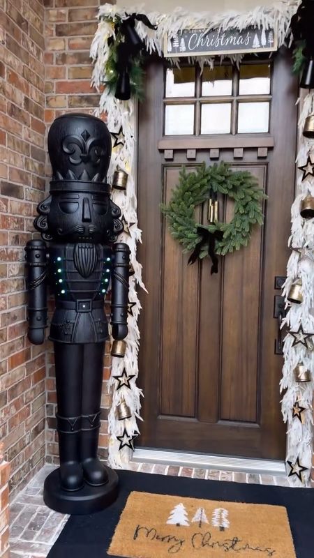 Painting this viral nutcracker really made my holiday porch look amazing!!! 

#LTKhome #LTKSeasonal #LTKHoliday