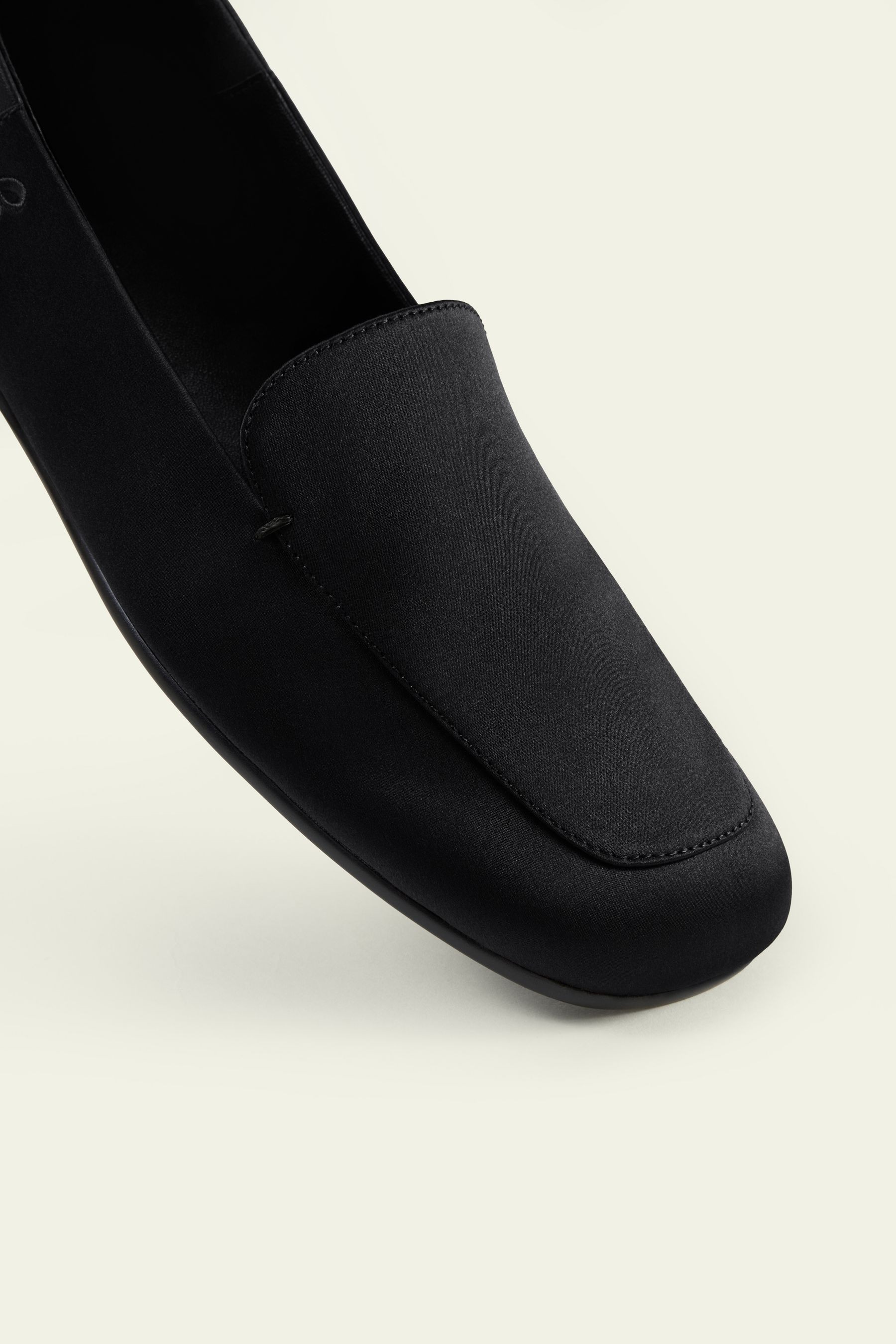 Serena Silk Leather Loafers | LILYSILK