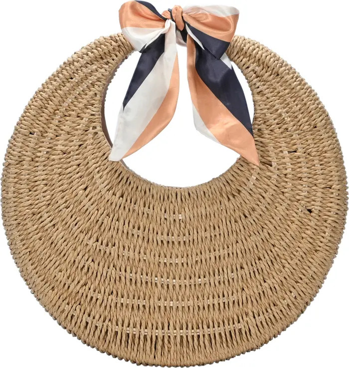 Madison West Structured Woven Straw Hobo Shoulder Bag | Nordstromrack | Nordstrom Rack