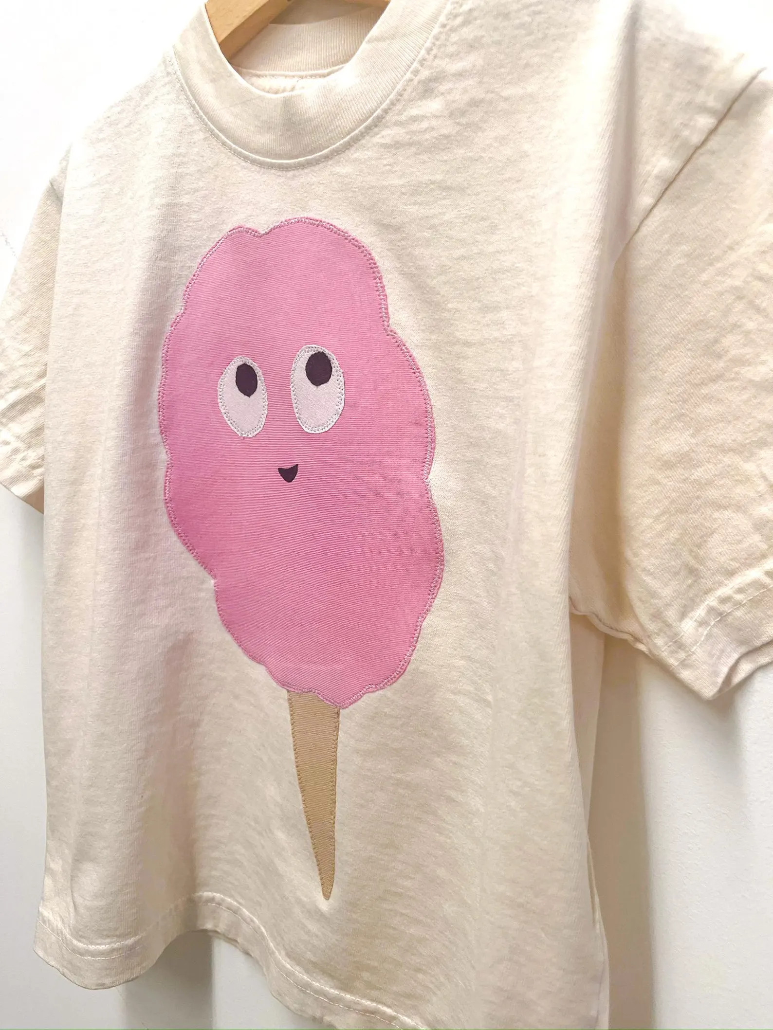 Cotton Candy Applique Kids Tee Shirt | Etsy (Global)