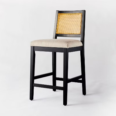 Oak Park Cane Counter Height Barstool - Threshold™ designed with Studio McGee | Target