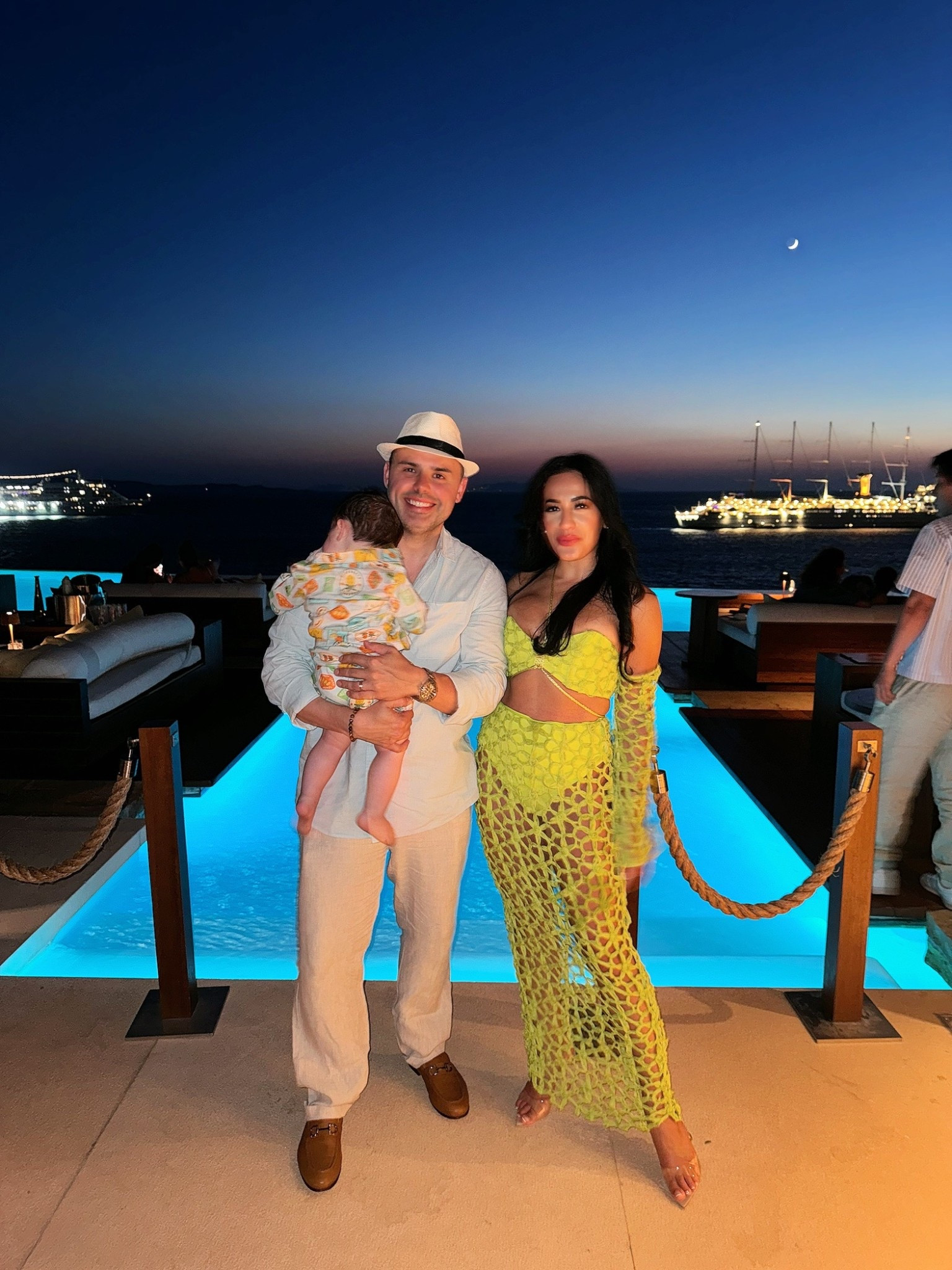 Our family look at Zuma Mykonos 🩵🌴💚

My lime 🍋‍🟩 set is from Eliya the Label:

Tyrin top in S
Lyndal skirt in S 

It’s no longer available in any size beside XS, so feel free to message me if you’re interested in purchasing this set from me❣️

#LTKFamily #LTKBaby #LTKTravel
