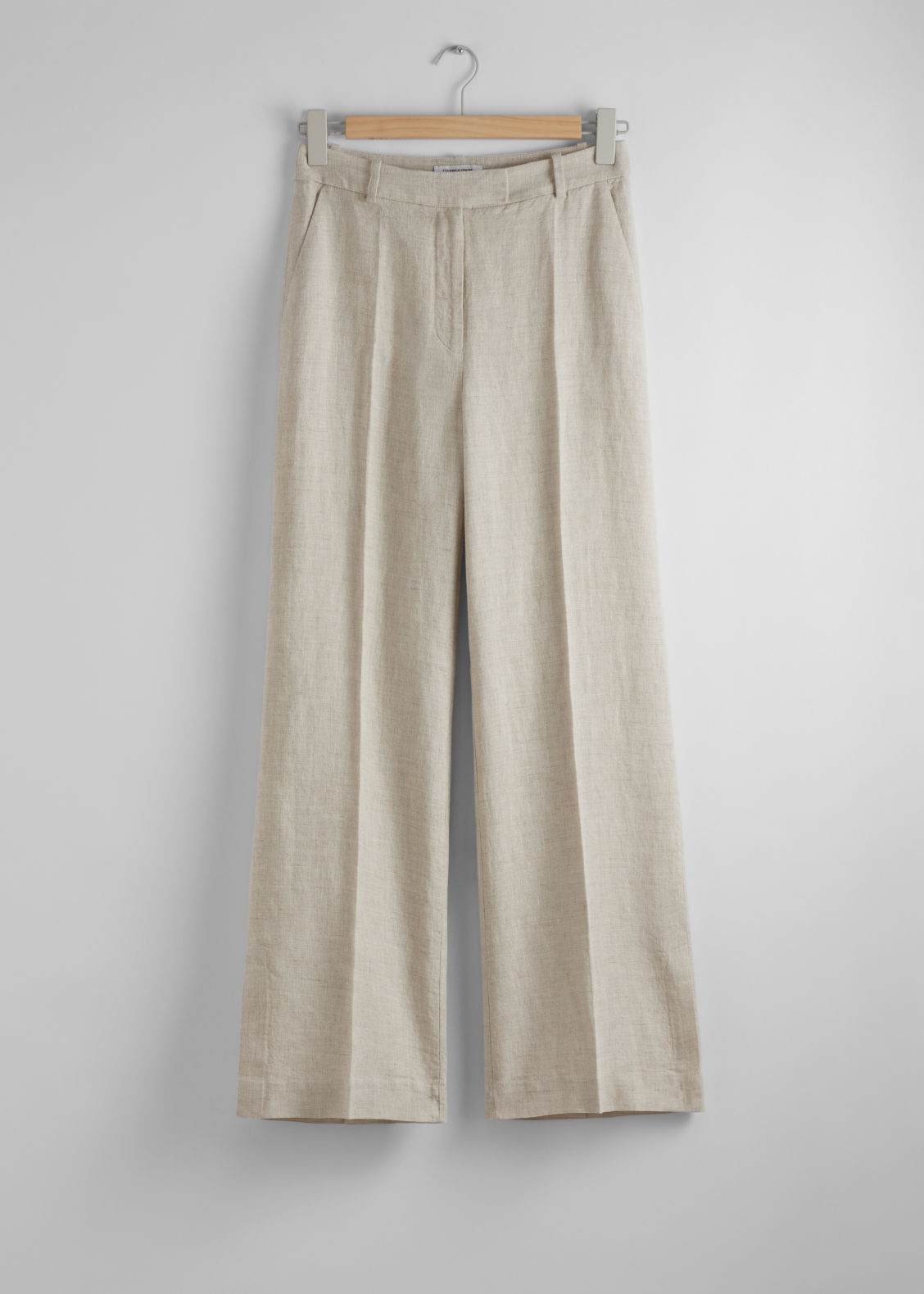 Tailored Linen Trousers - Beige | & Other Stories (EU + UK)