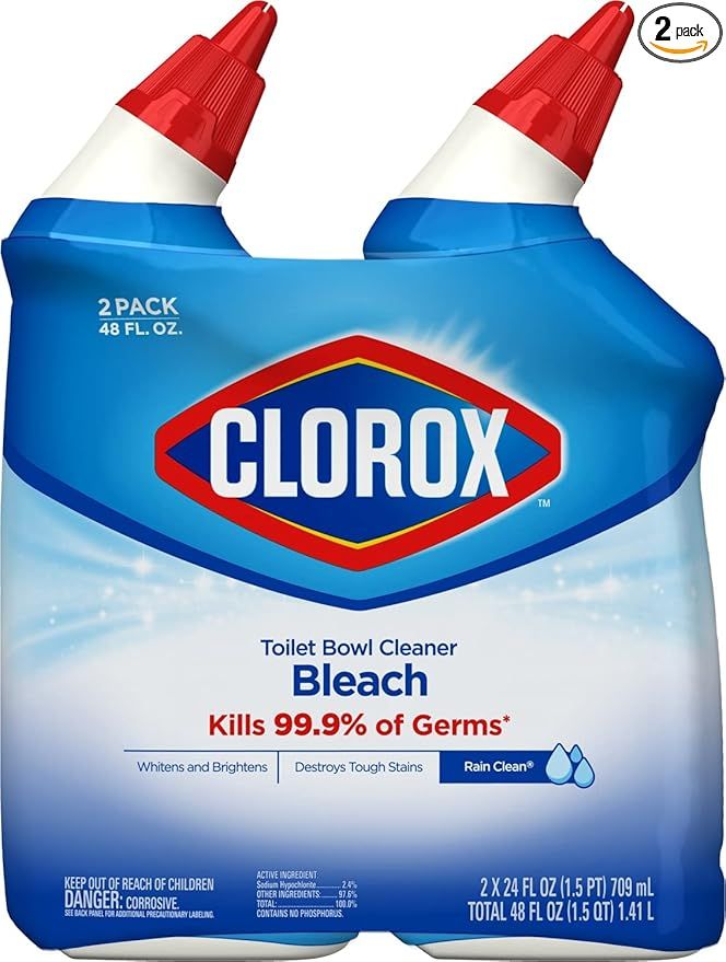 Clorox Automatic Toilet Bowl Cleaner, Healthcare and Industrial Cleaner, Rain Clean, 24 Ounces (P... | Amazon (US)