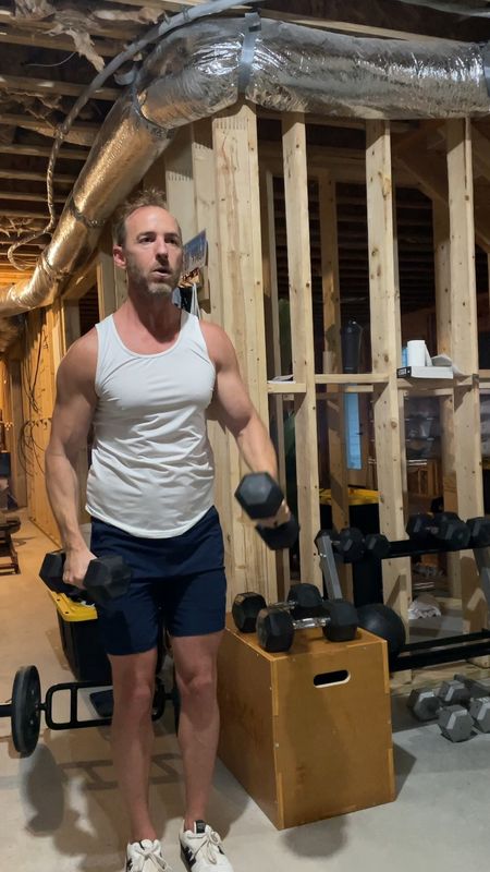 New gym gear from.  Check it out.  Also doing shoulder work here.  3 sets of 10 reps each arm.  25% off what I’m wearing limited time!

#LTKmens #LTKFitness #LTKsalealert