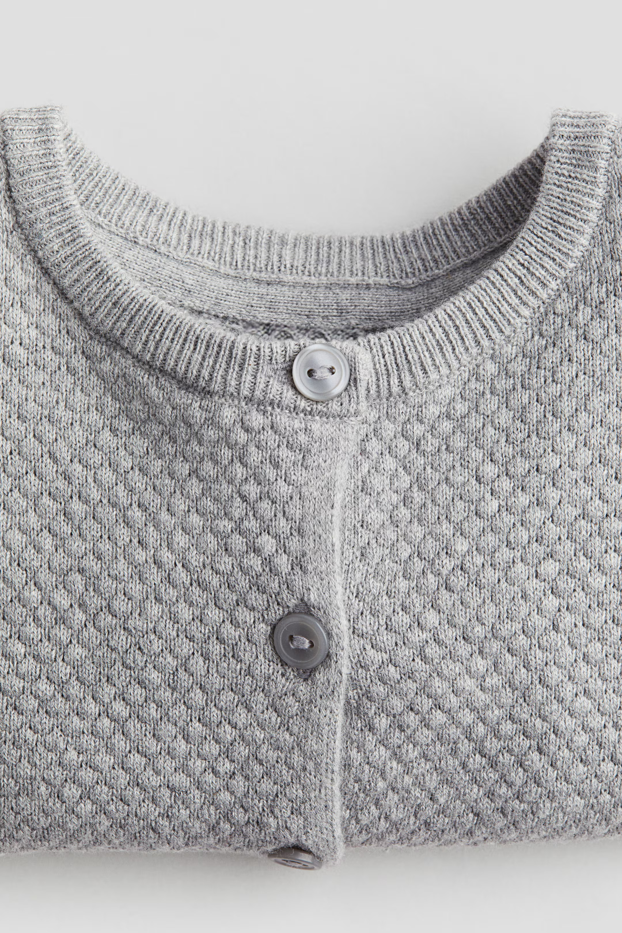 Pattern-knit Cotton Cardigan | H&M (US + CA)