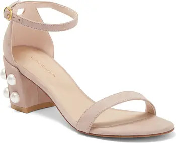 Stuart Weitzman Simple Imitation Pearl Sandal | Nordstromrack | Nordstrom Rack