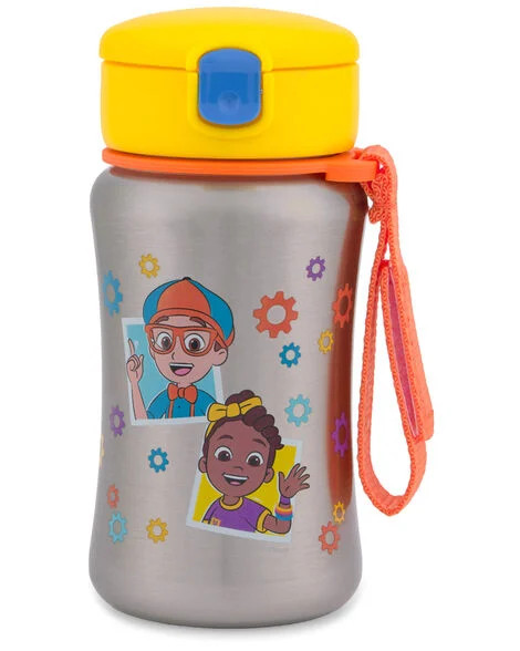 Blippi & Meekah Stainless Steel Straw Bottle - Skip Hop | Carter's | Carter's Inc