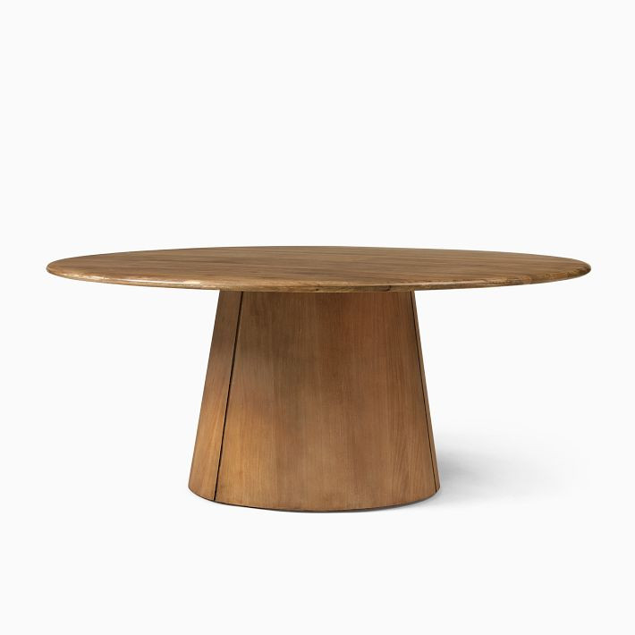 Anton Round Pedestal Dining Table (48", 60", 72") | West Elm (US)