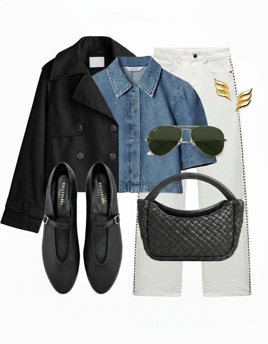 Cropped trench season is officially here 🤍 Layer it, style it, love it — which outfit is your favorite? 

 #LTKaustralia #LTKjeans #LTKdresses