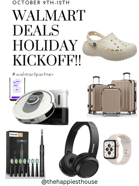 These are things on everyone’s list! Crocks at a amazing price! Apple Watch, headphones, luggage and more! @walmart #walmartpartner Sale Sale Sale Sale 

#LTKHoliday #LTKHolidaySale #LTKGiftGuide