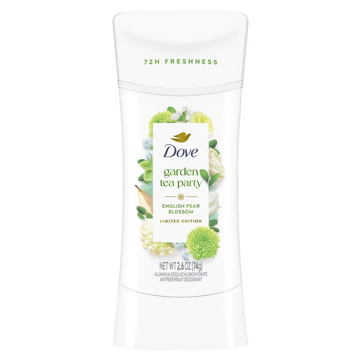 Dove Beauty English Pear Blossom Antiperspirant and Deodorant - Garden Tea Party - Advanced Care ... | Target