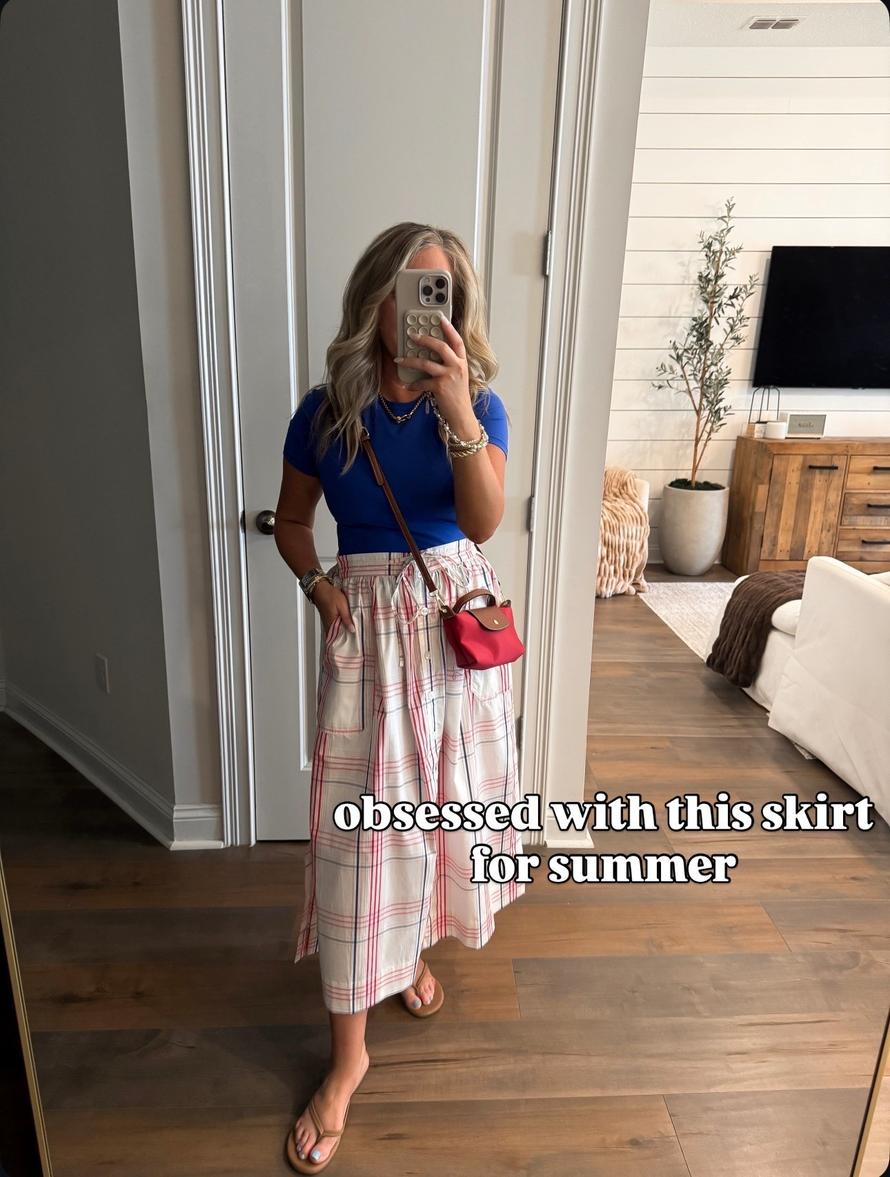 Walmart fashion Walmart finds summer outfit, MDW outfit, Memorial Day weekend outfit, plaid skirt size small