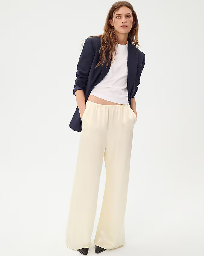 Cosmo pant in luster charmeuse | J. Crew US
