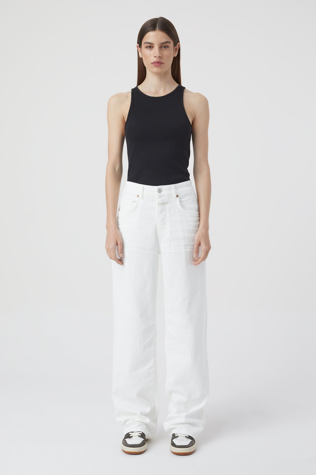 Nikka Stretch White Denim | Closed