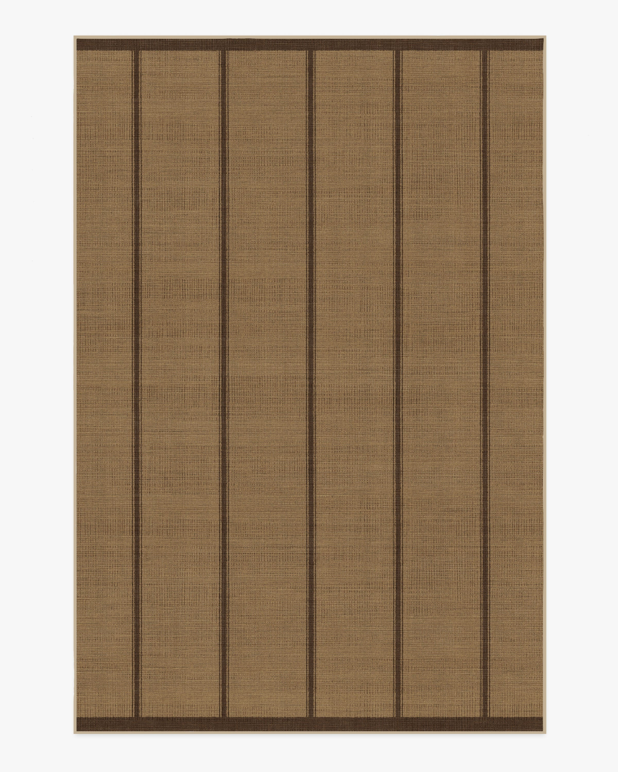 Architectural Digest Harvest Stripe Brown Re-Jute Rug | Ruggable