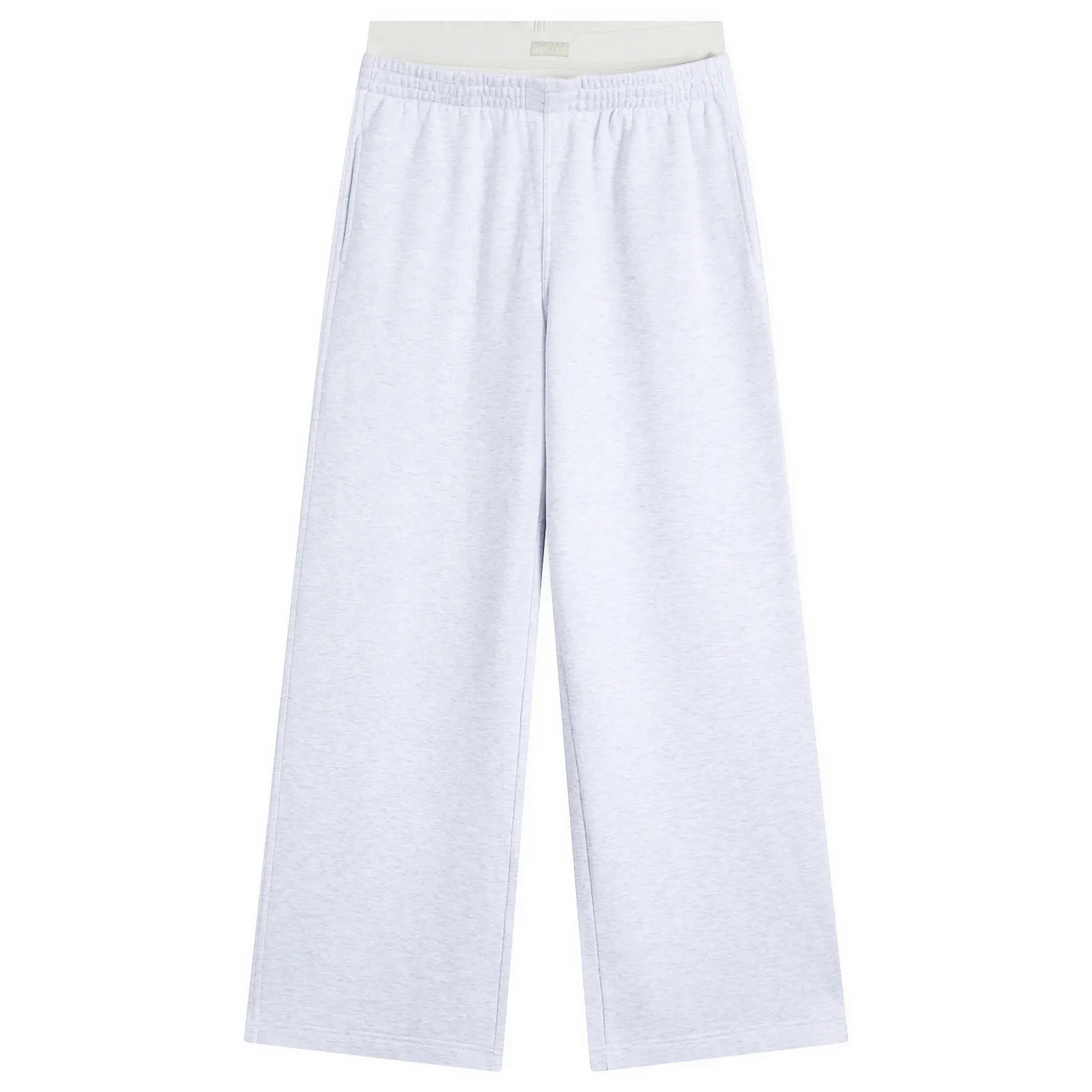 SKIMS Cotton Fleece Exposed Boxer Wide Leg Pants | END. Clothing
